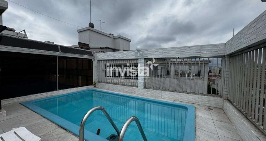 Cobertura com 3 quartos à venda no Ponta da Praia, Santos 