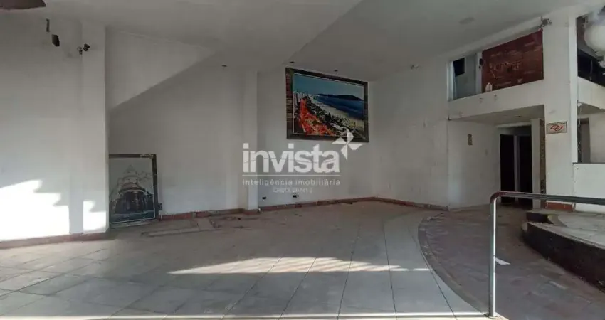 Ponto Comercial de ESQUINA para Alugar na Avenida Pinheiro Machado no Marapé em Santos