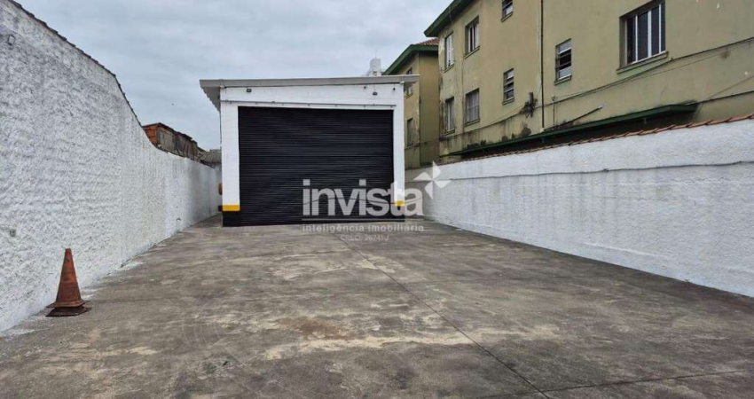 Barracão / Galpão / Depósito para alugar no Macuco, Santos 