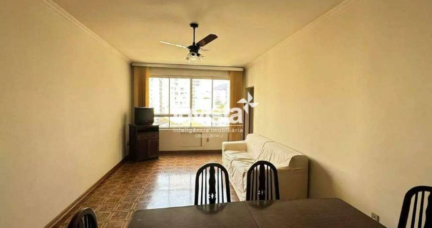 Apartamento com 2 quartos para alugar no Pompéia, Santos 