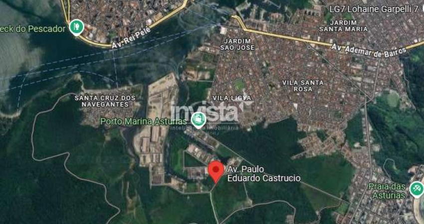 Terreno comercial para alugar no CING, Guarujá 