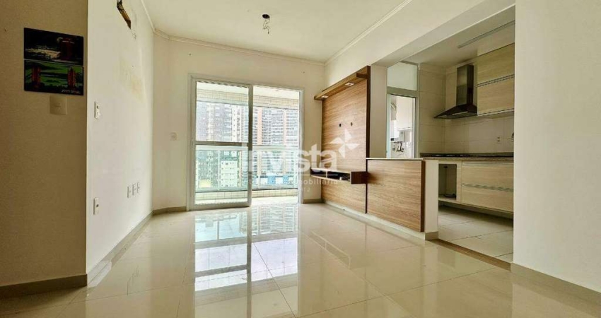 Apartamento para locação no bairro do Embaré em Santos