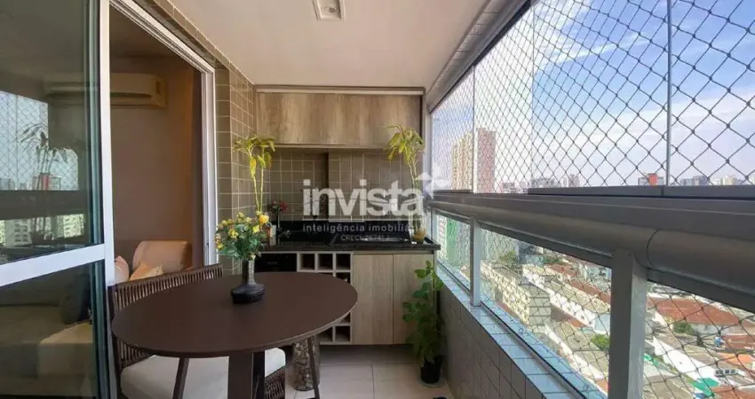 Apartamento com 2 quartos à venda no Campo Grande, Santos 