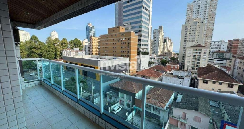 Apartamento com 3 quartos à venda no Embaré, Santos 