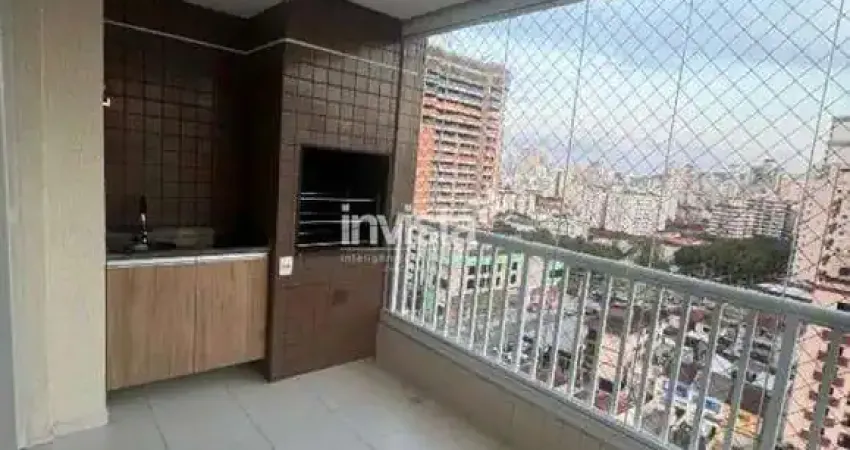 Apartamento com 3 quartos para alugar no Encruzilhada, Santos 
