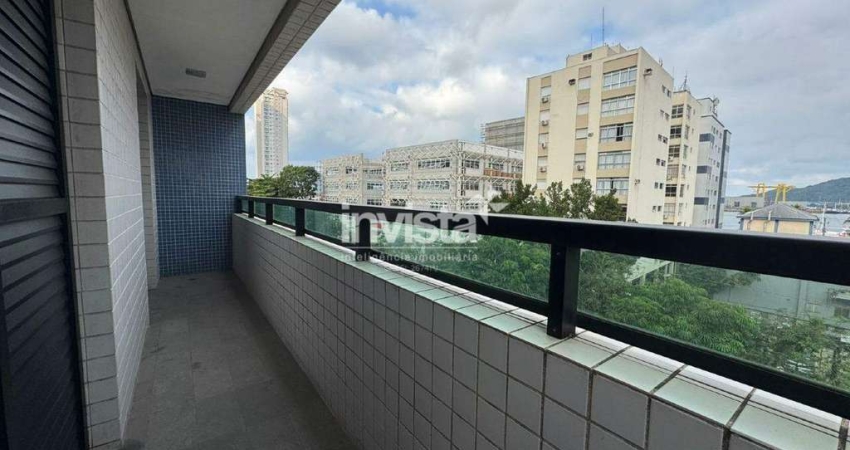 Apartamento com 3 quartos à venda no Ponta da Praia, Santos 