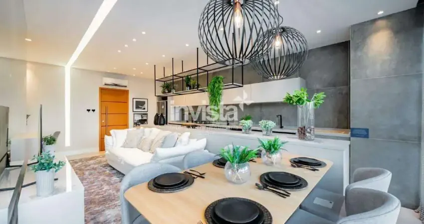 Apartamento com 2 quartos à venda no Encruzilhada, Santos 