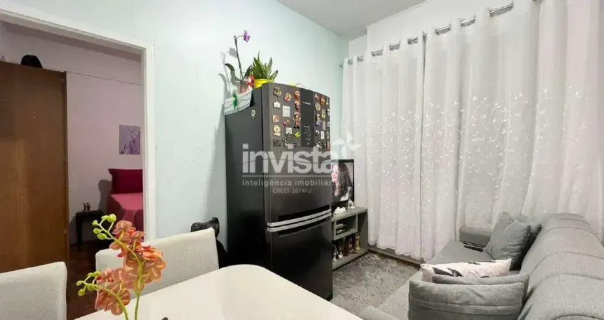 Apartamento com 1 quarto à venda no Embaré, Santos 