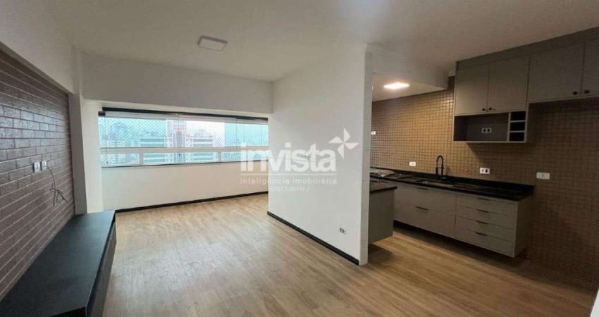 Apartamento com 2 quartos para alugar no Macuco, Santos 