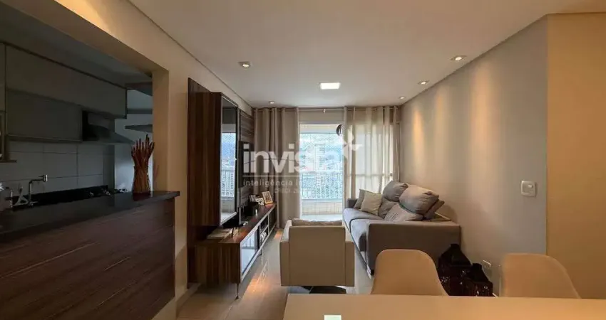 Apartamento com 3 quartos à venda no Encruzilhada, Santos 