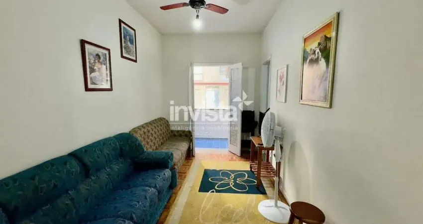 Apartamento com 1 quarto à venda no José Menino, Santos 