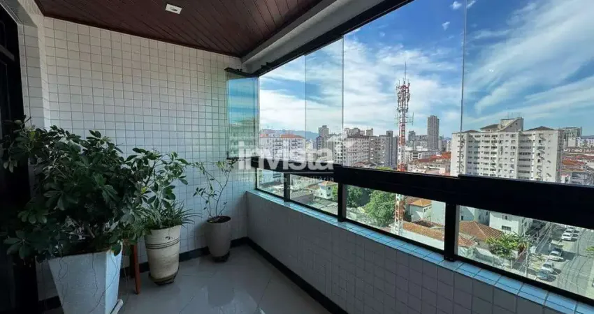 Apartamento com 2 quartos à venda no Campo Grande, Santos 