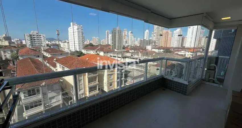 Apartamento com 1 quarto para alugar no Boqueirão, Santos 