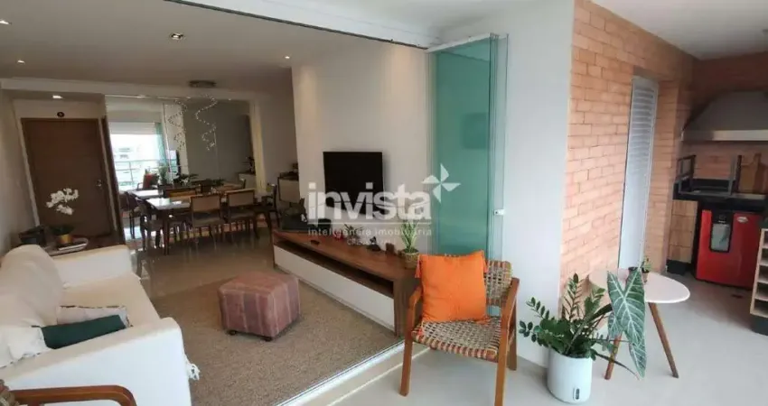 Apartamento Mobiliado no Coração do Embaré em Santos!