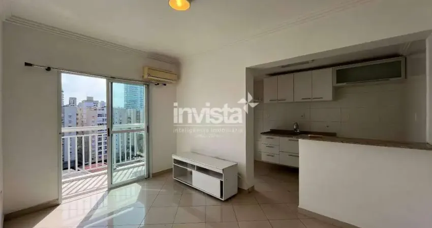 Apartamento com 1 quarto para alugar no Ponta da Praia, Santos 