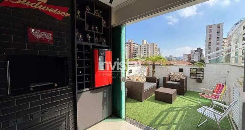 Casa com 2 quartos à venda no Embaré, Santos 