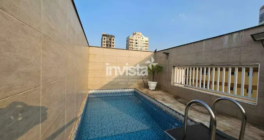 Casa com 3 quartos para alugar no Embaré, Santos 
