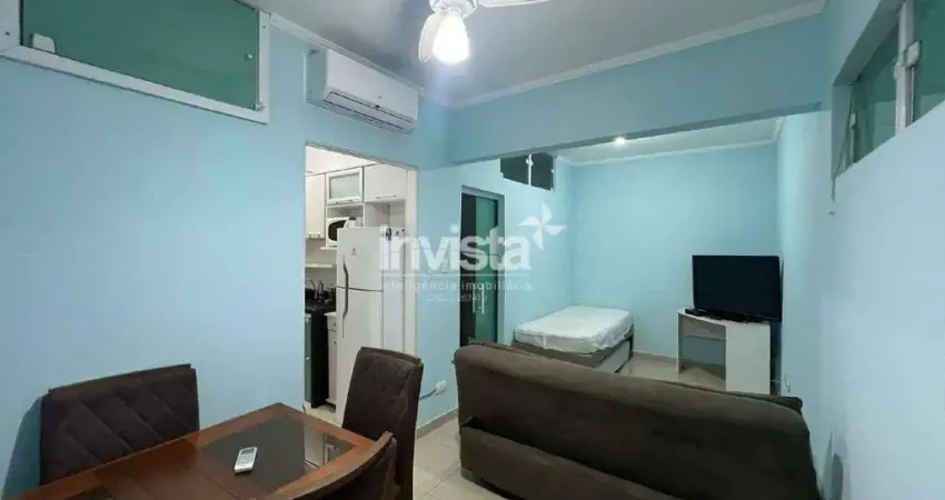 Apartamento com 1 quarto para alugar no José Menino, Santos 