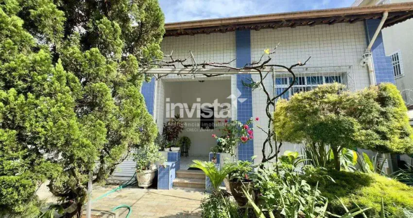 Casa com 3 quartos à venda na Vila Mathias, Santos 