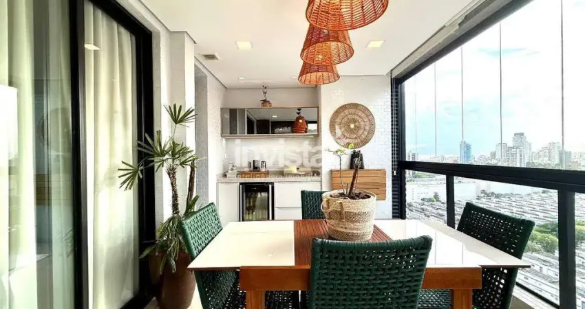 Apartamento à venda na Aparecida — Condomínio Clube Moderno e Sofisticado - PORTEIRA FECHADA.