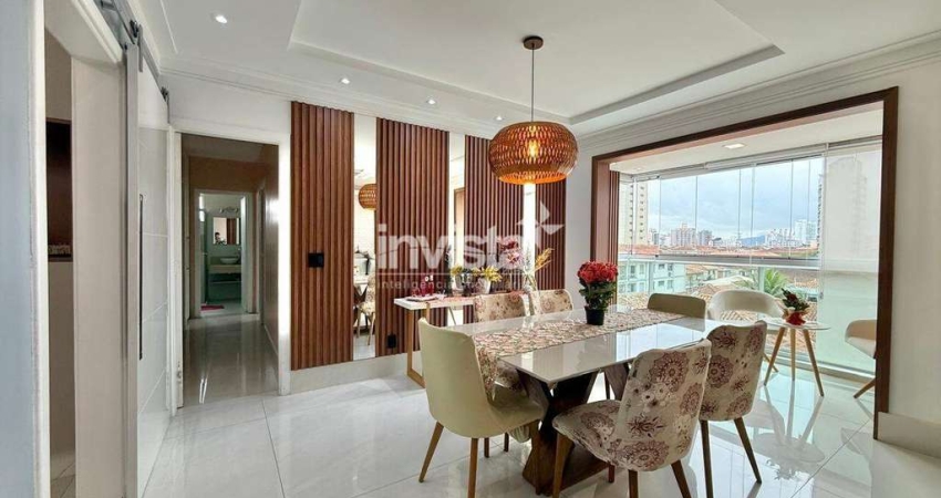 Apartamento com 3 quartos à venda no Boqueirão, Santos 