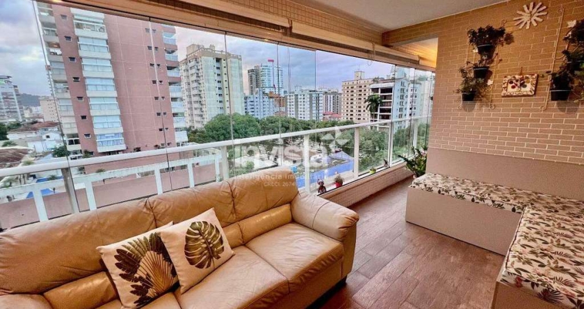 Apartamento com 3 quartos à venda no Gonzaga, Santos 