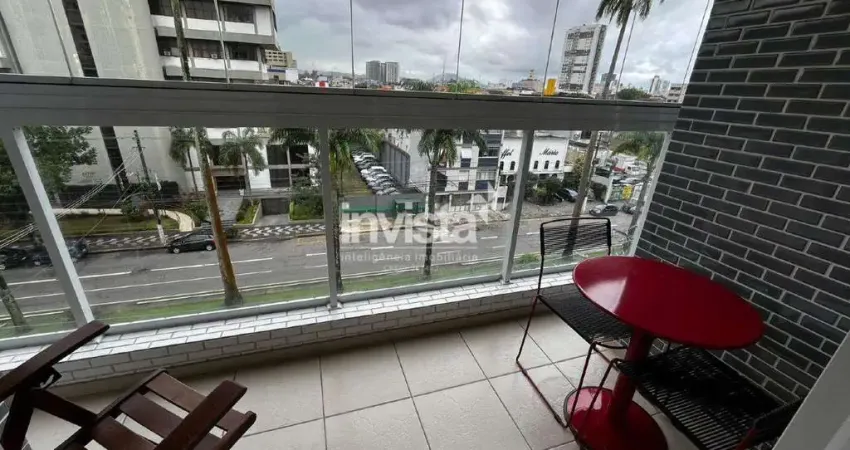 Apartamento com 2 quartos para alugar na Vila Mathias, Santos 