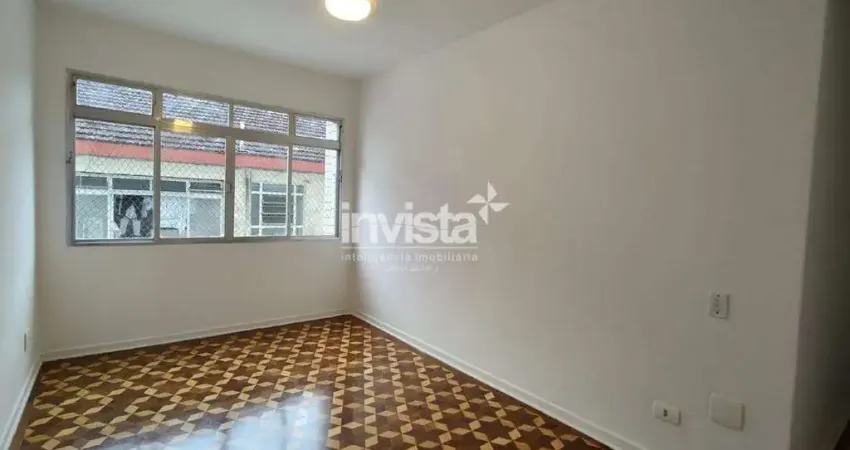 Apartamento com 2 quartos para alugar no Embaré, Santos