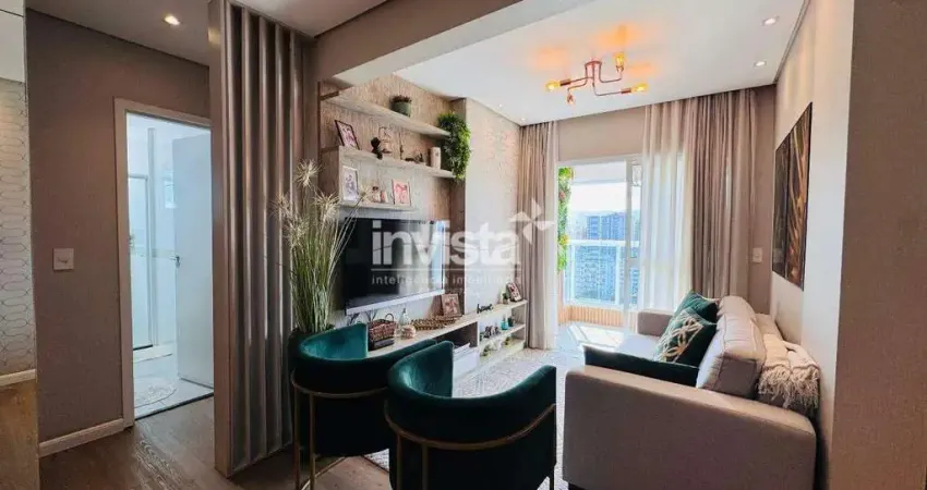 Apartamento com 2 quartos à venda no Embaré, Santos 