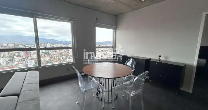 Apartamento com 1 quarto para alugar no Embaré, Santos 