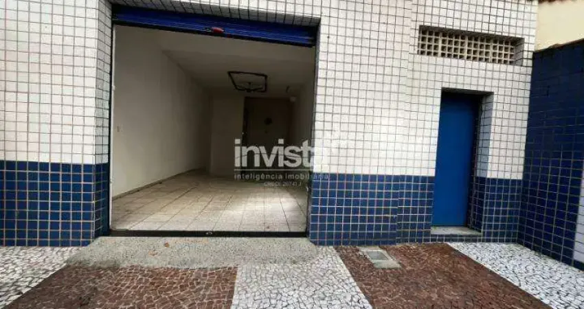 Ponto comercial para alugar no Macuco, Santos 