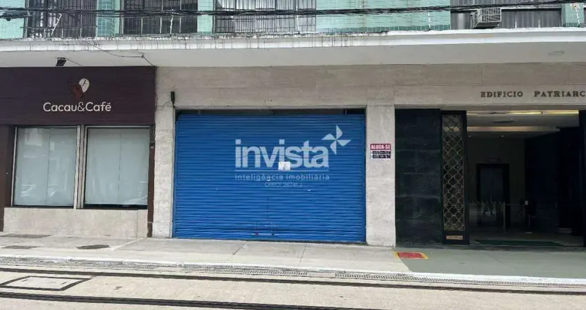 Ponto comercial para alugar no Centro, Santos 