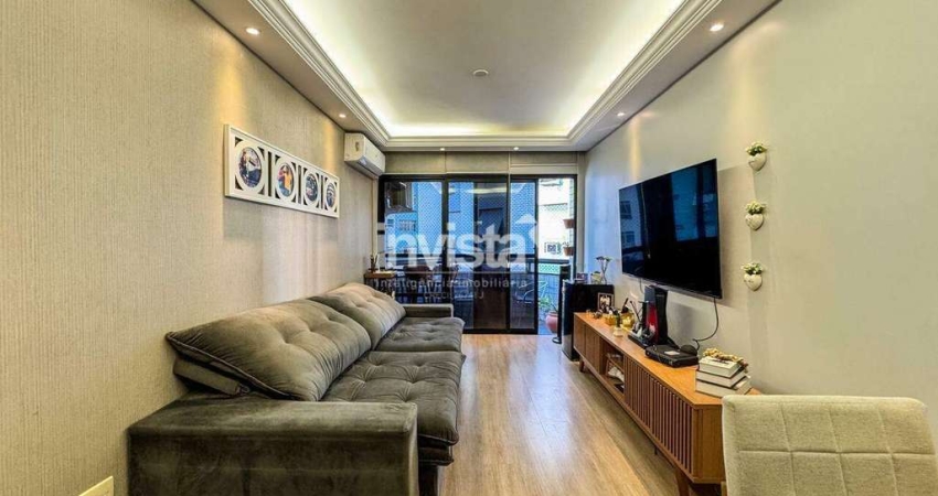 Apartamento com 3 quartos à venda no Ponta da Praia, Santos 
