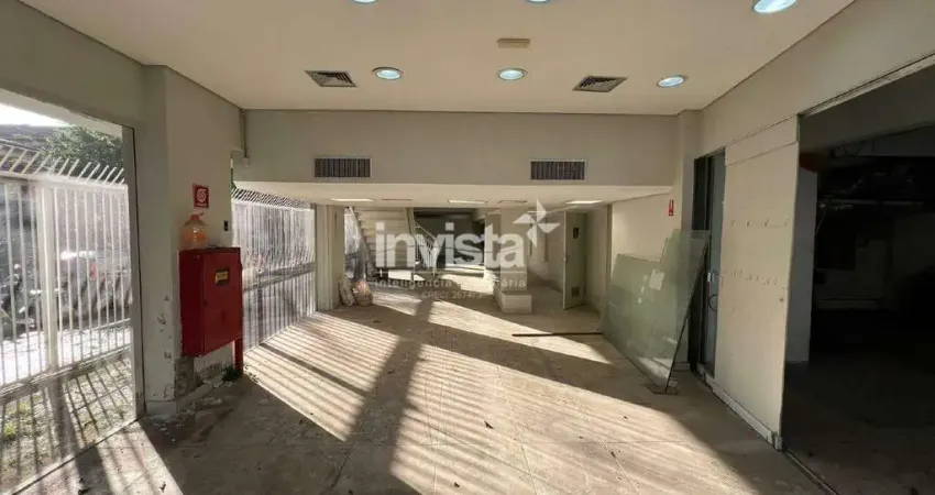 Ponto comercial para alugar no Boqueirão, Santos 