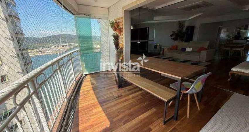 Apartamento com 3 quartos para alugar no Ponta da Praia, Santos 