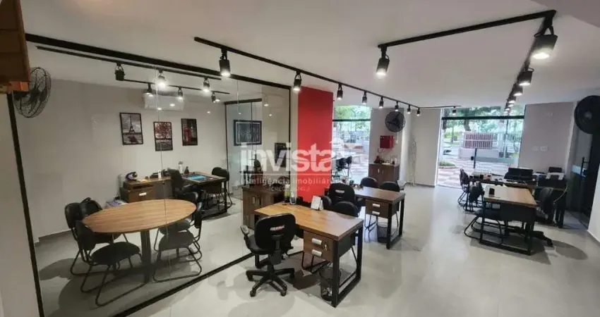 Ponto comercial para alugar no Gonzaga, Santos 