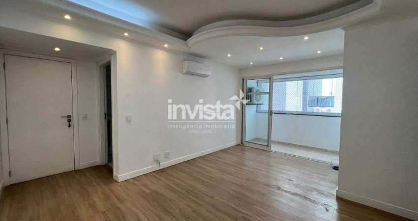 Apartamento com 3 quartos para alugar no Boqueirão, Santos 