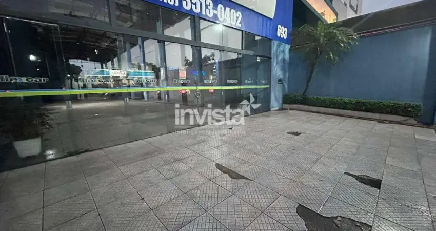 Ponto comercial para alugar no Boqueirão, Santos 