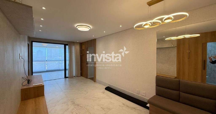 Apartamento com 3 quartos para alugar no Aparecida, Santos 
