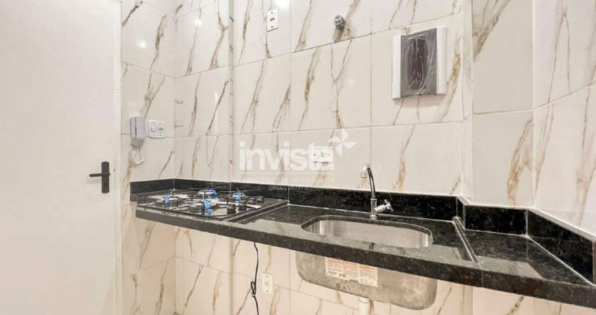 Apartamento com 1 quarto para alugar no Aparecida, Santos 