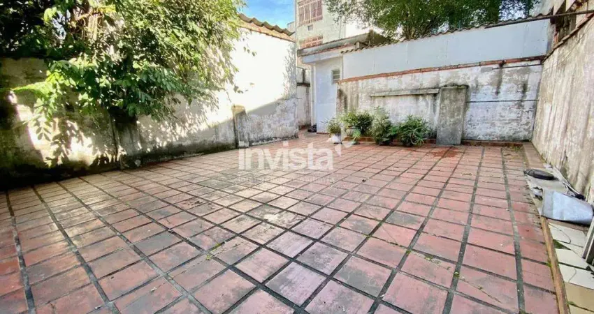 Casa com 2 quartos à venda na Vila Mathias, Santos 