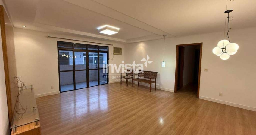 Apartamento com 3 quartos para alugar no Gonzaga, Santos 