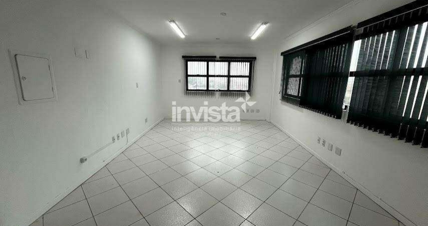Sala comercial para alugar na Aparecida, Santos 