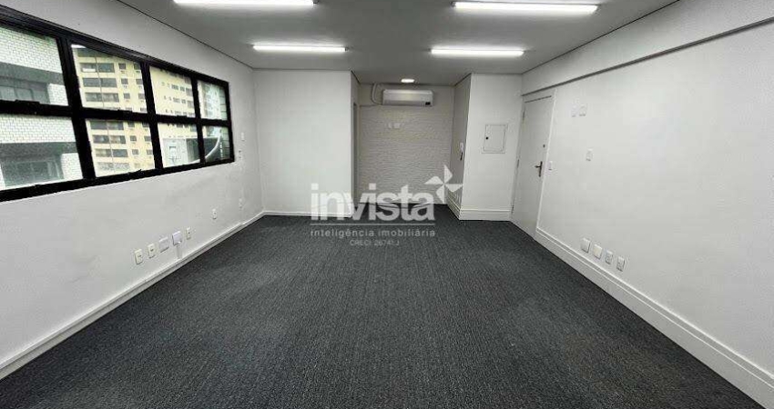 Sala comercial para alugar no Aparecida, Santos 