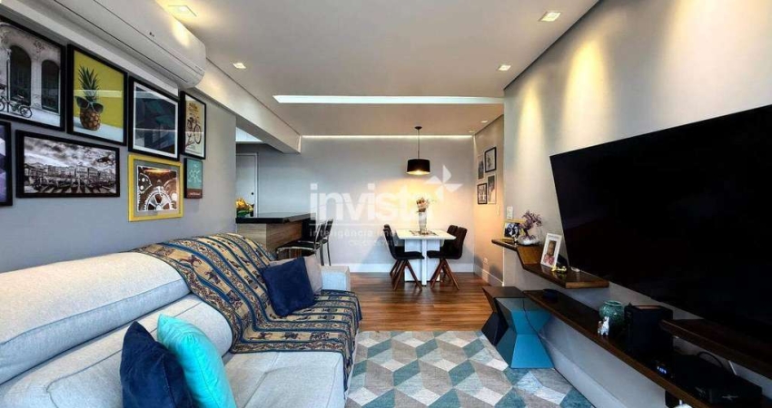 Apartamento com 2 quartos à venda no Encruzilhada, Santos 