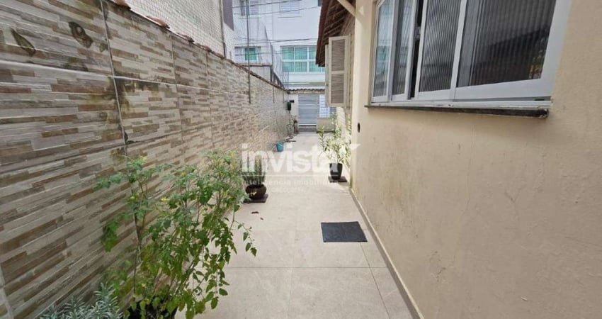Casa com 2 quartos à venda no Boqueirão, Santos 