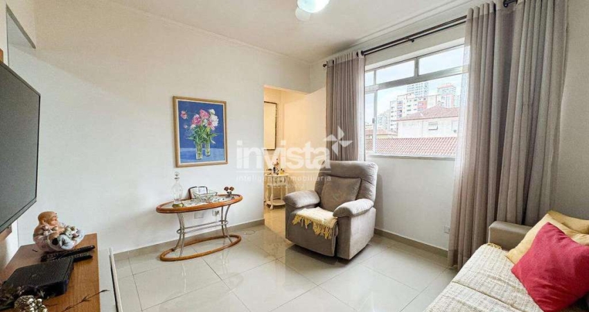 Apartamento com 1 quarto à venda no Embaré, Santos 