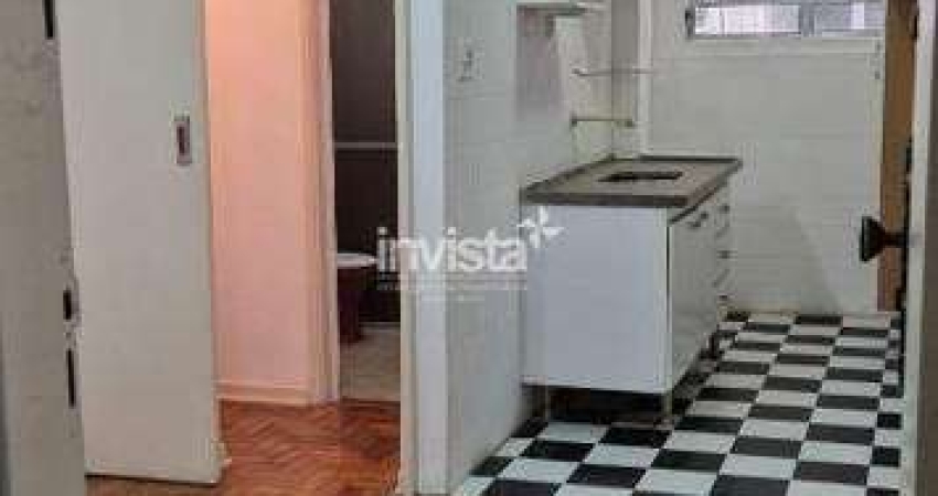 Apartamento com 1 quarto para alugar no Ponta da Praia, Santos 