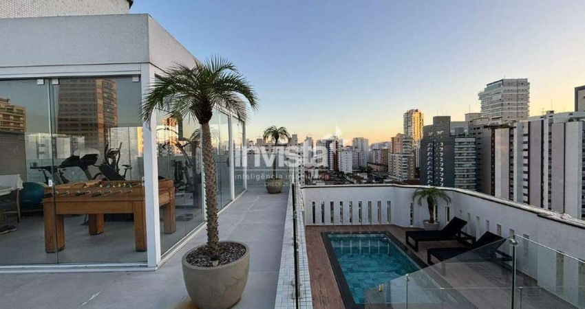 Apartamento com 4 quartos à venda no Embaré, Santos 