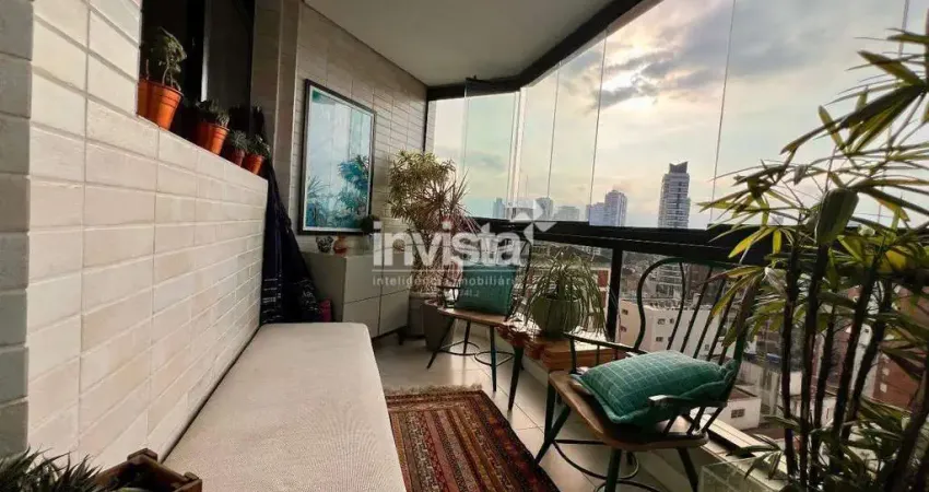 Apartamento com 4 quartos à venda no Ponta da Praia, Santos 